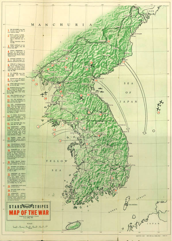 korean map